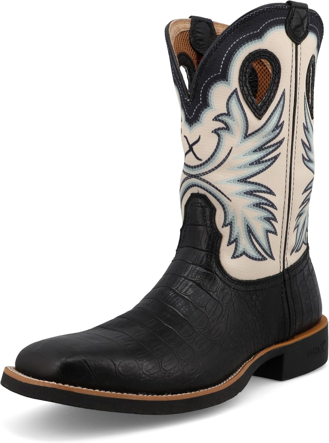 

Ботинки Twisted X Men's 11 Tech X, широкий квадратный носок с Tech X, черный