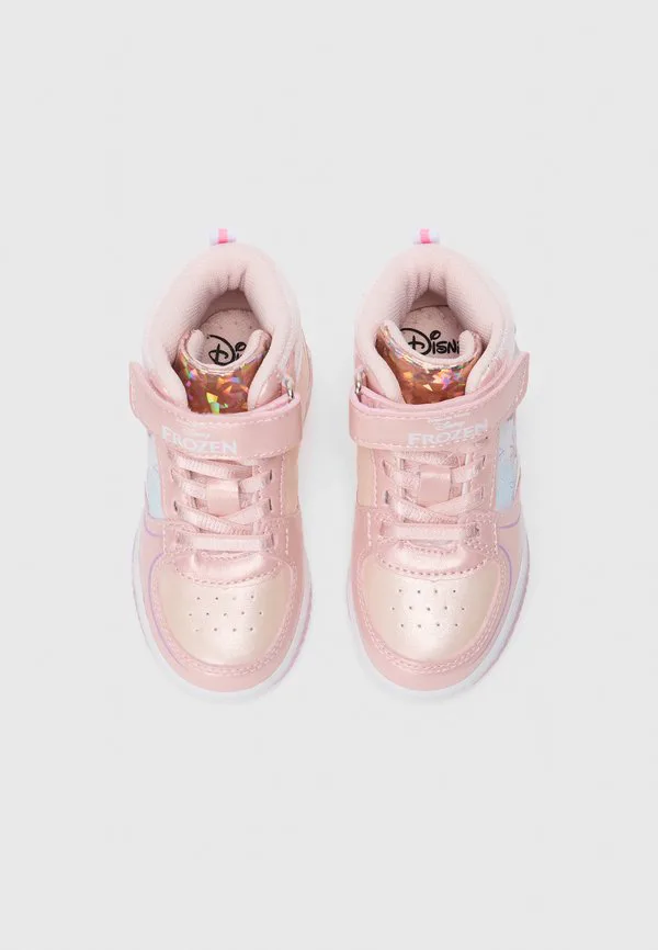 Мерцающая подошва, замороженные высокие кроссовки Friboo, Pink — фото 4
