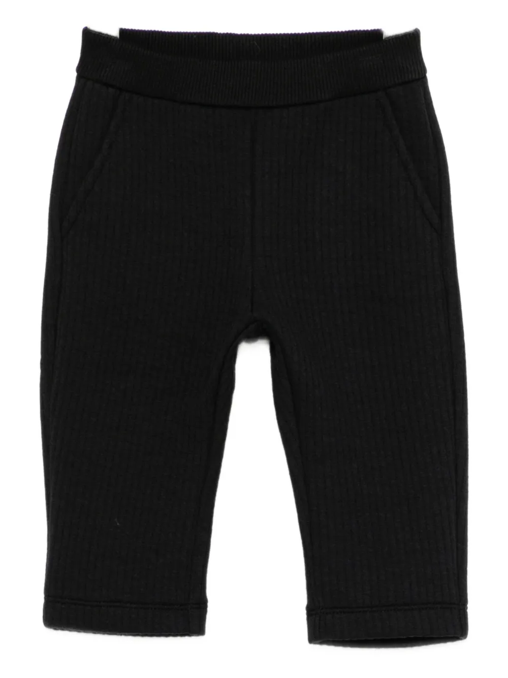 

Стеганые брюки с вышитым логотипом Emporio Armani Kids, синий