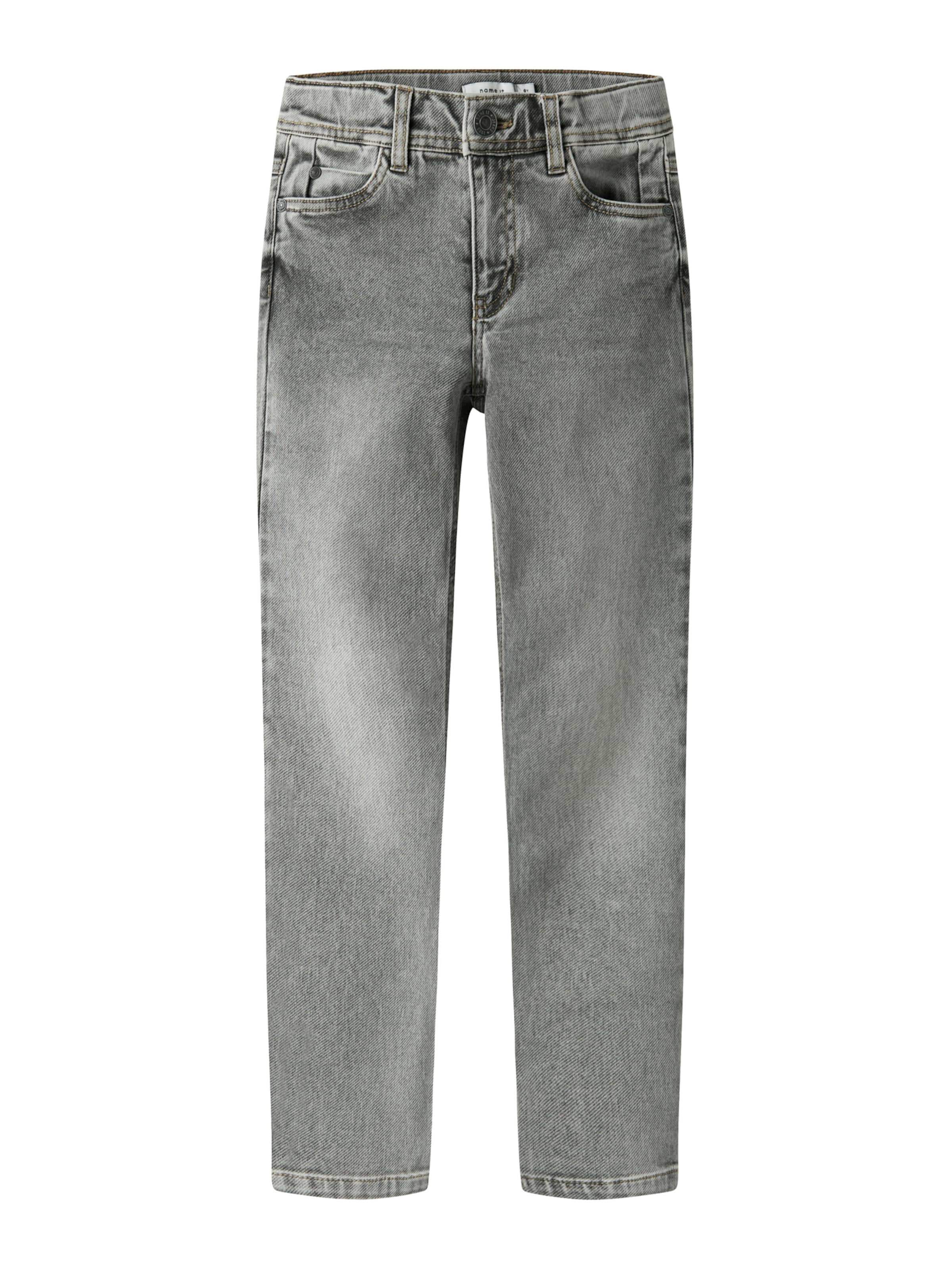 

NAME IT Джинсы 'NKMTheo' Slim fit в сером дениме