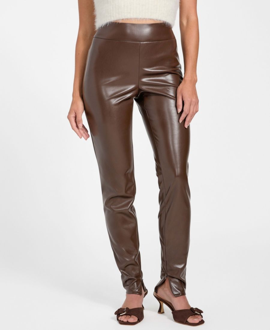 

Новые женские леггинсы Priscilla Slim Fit с высокой посадкой GUESS, Regal Brown