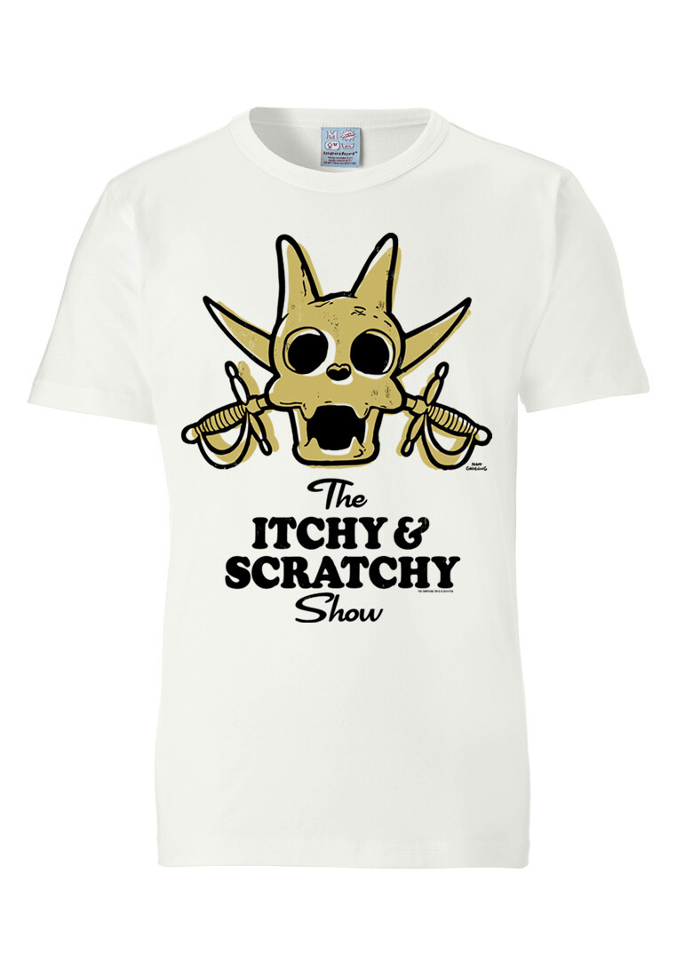 

Футболка Logoshirt Scratchy The Simpsons, цвет altweiß