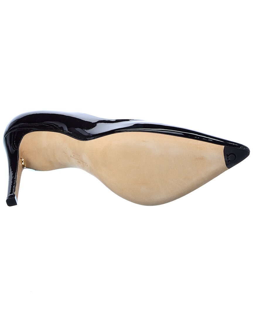 Ferragamo Ilary X5 Patent Pump Salvatore Ferragamo, черный — фото 4