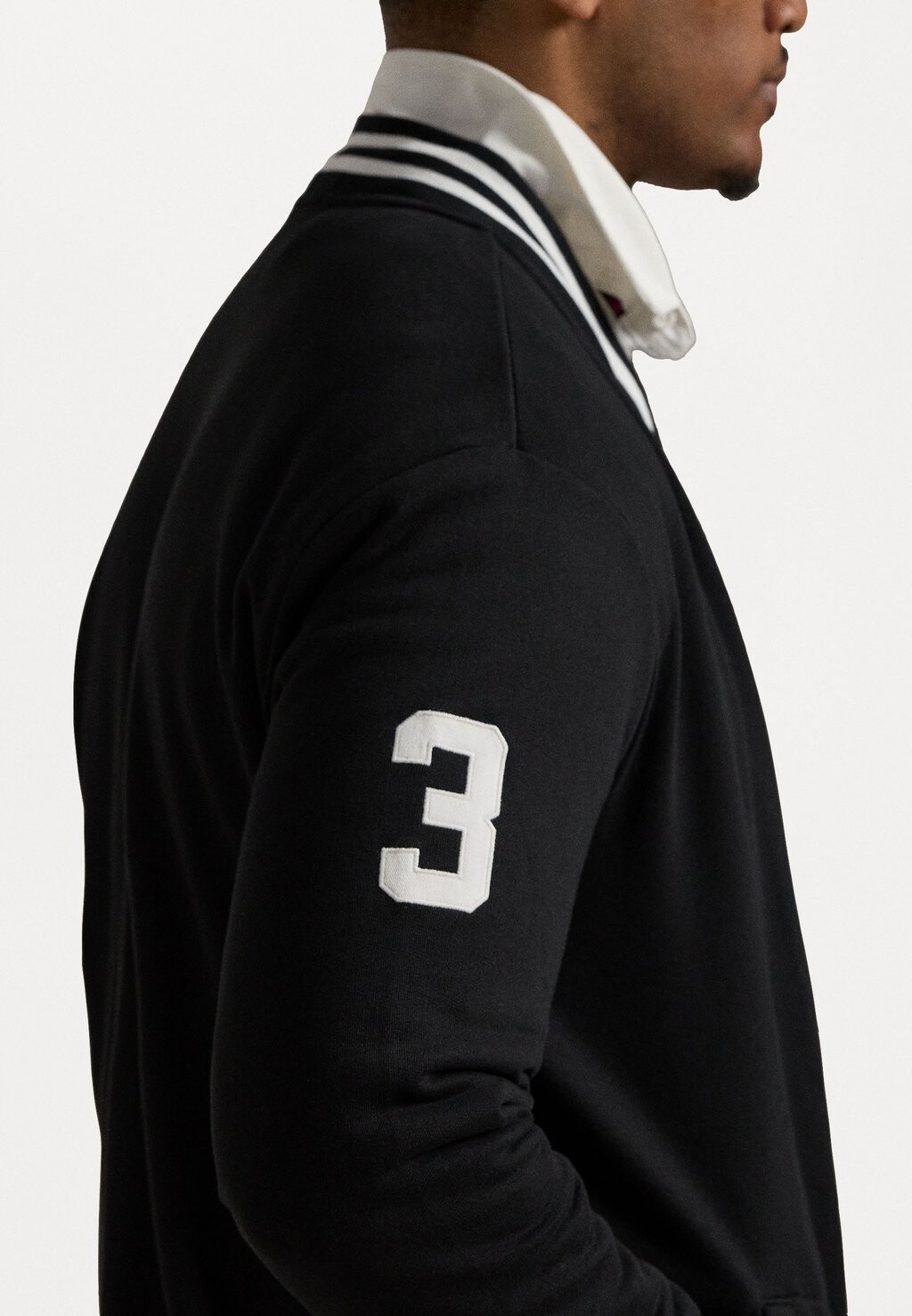 

Толстовка на молнии BIG PONY FLEECE BASEBALL JACKET Polo Ralph Lauren Big & Tall, черный