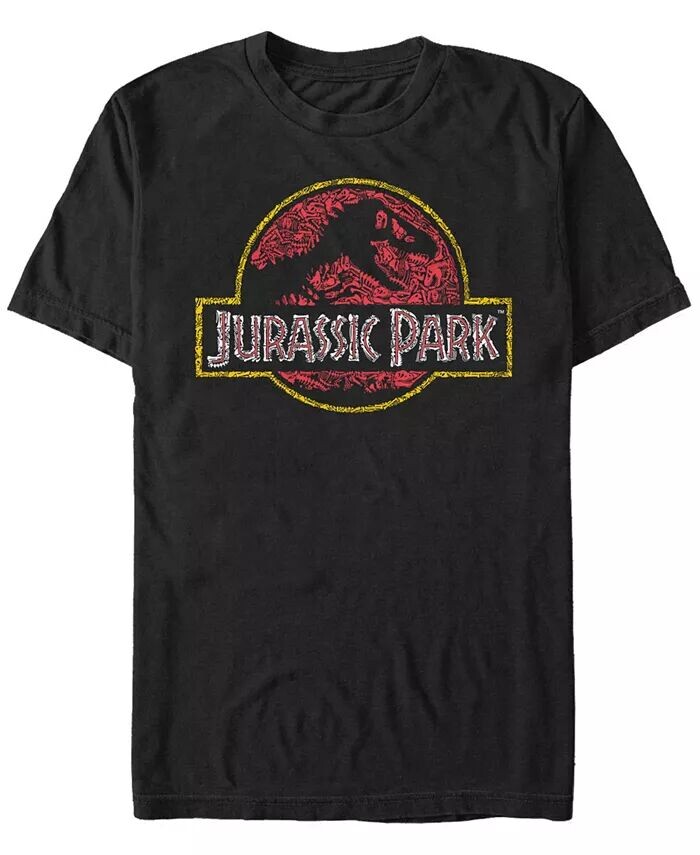

Футболка с коротким рукавом с логотипом Jurassic Park для мужчин Fifth Sun, черный