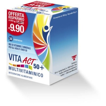

ACT Vita Line ACT 50+ Мультивитамины 30 таблеток Vitaact