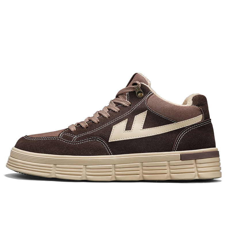 

Кроссовки High Top Skateboard для мужчин WARRIOR, коричневый/хаки