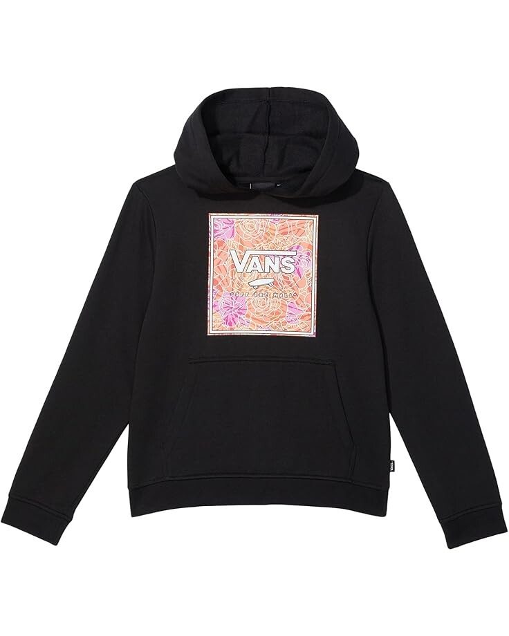 

Худи Vans Kids Rose Camo Box Hoodie, черный