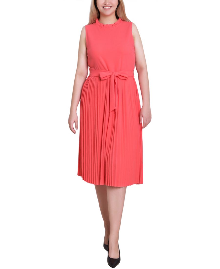 

Женское платье без рукавов с плиссированной юбкой NY Collection, Coral