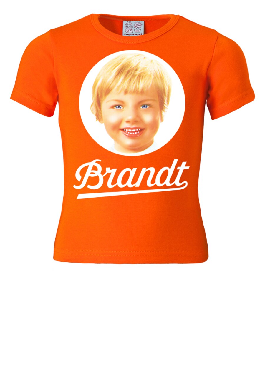 

Футболка LOGOSHIRT Brandt Zwieback, неоновый оранжевый