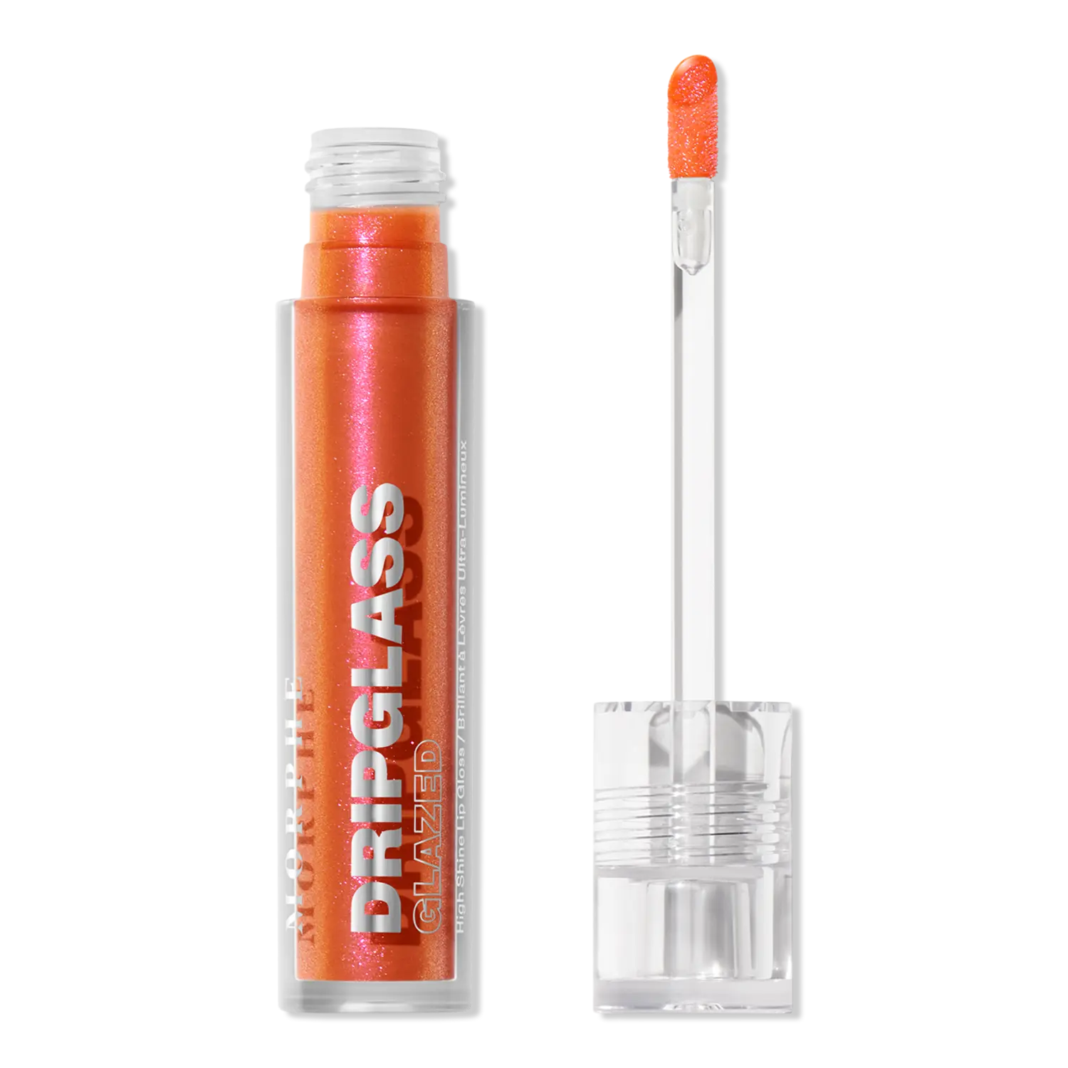 

Блеск для губ Dripglass Glazed High Shine Lip Glosse Morphe, Peach Prism (shimmering rich peach)