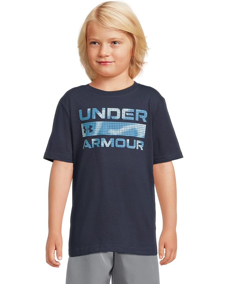 

Футболка Under Armour Kids Stacked Logo Tee, цвет Midnight Navy