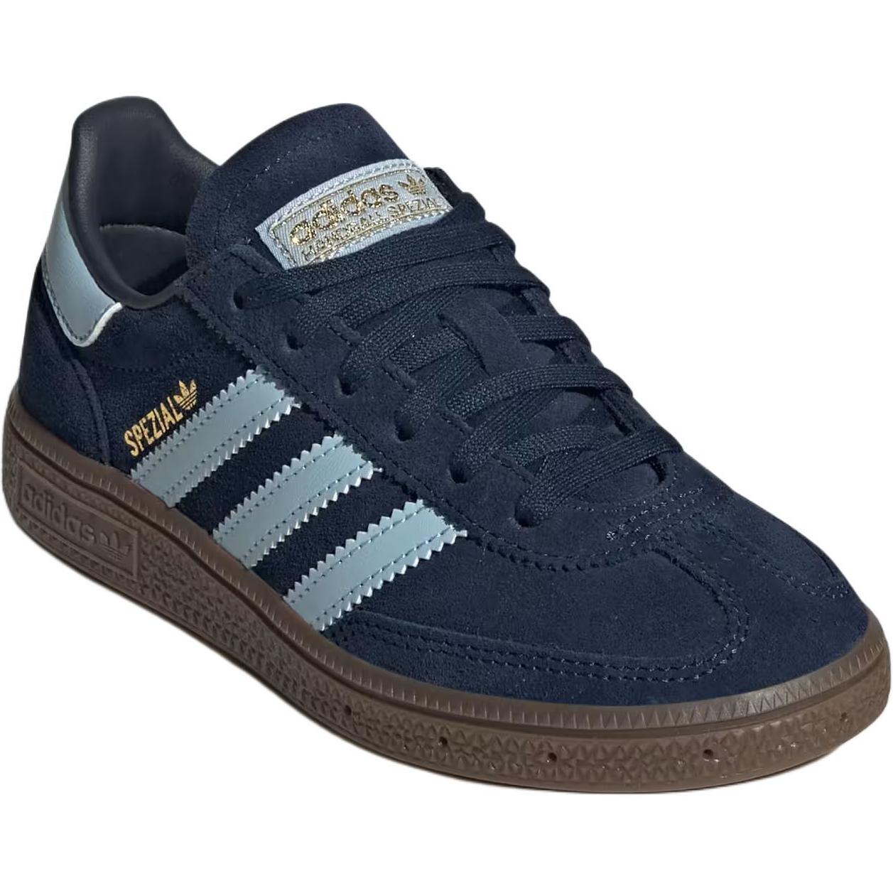 HANDBALL SPEZIAL устойчивые к истиранию низкие детские тренировочные кроссовки Kids' Adidas Originals, синий — фото 4