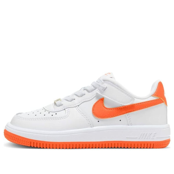 

Кроссовки force 1 low easyon 'white safety orange' Nike, белый