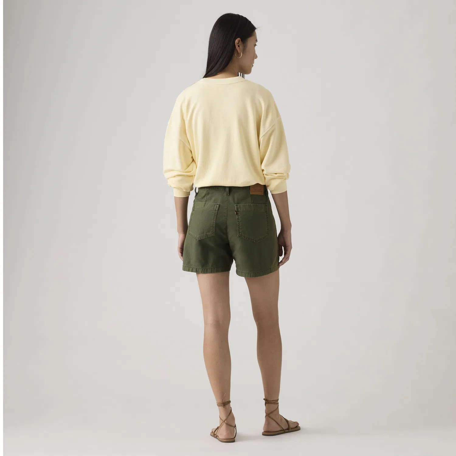 Женские шорты Ribcage Utility Levi's, Green — фото 3