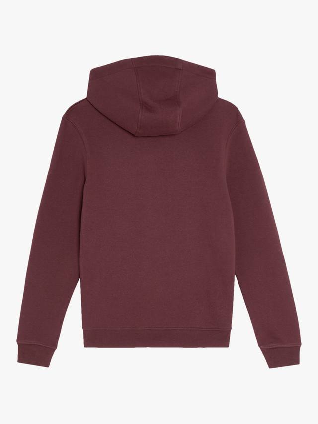 Детская худи с капюшоном и кисточкой Lyle & Scott, Z562 Burgundy — фото 2
