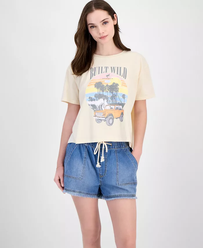

Футболка с принтом Ford Bronco для подростков Grayson Threads, The Label, коричневый/бежевый