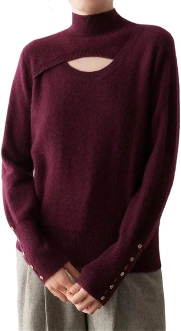 

Свитер женский кашемировый с пуговицами