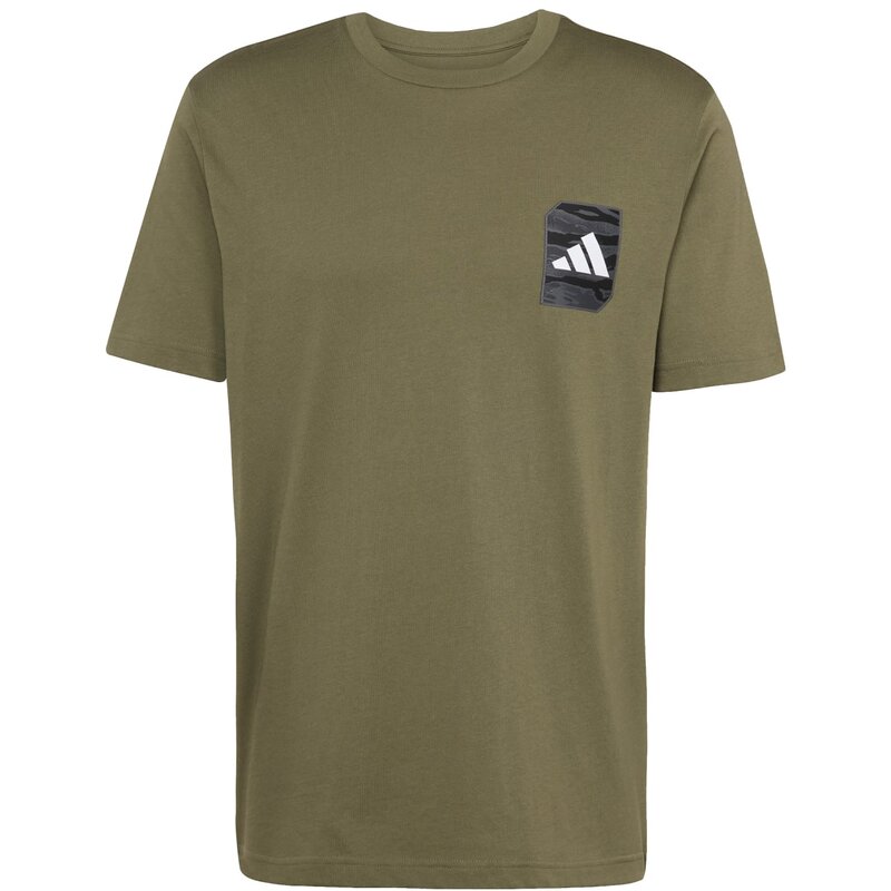 

Рубашка с камуфляжным тканым рисунком Adidas, цвет olistr