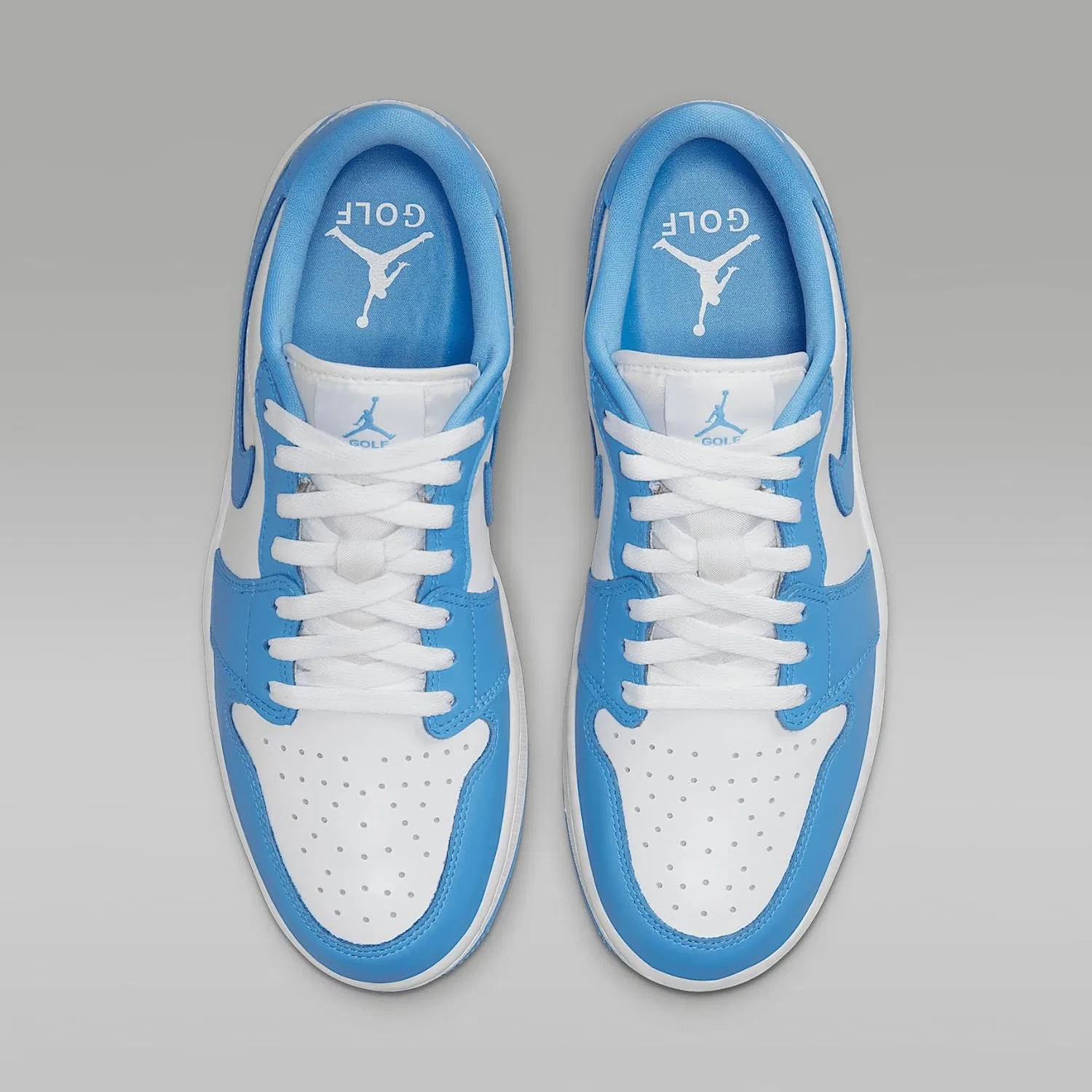 Кроссовки мужские Nike Air Jordan 1 Low, цвет White University Blue — фото 4