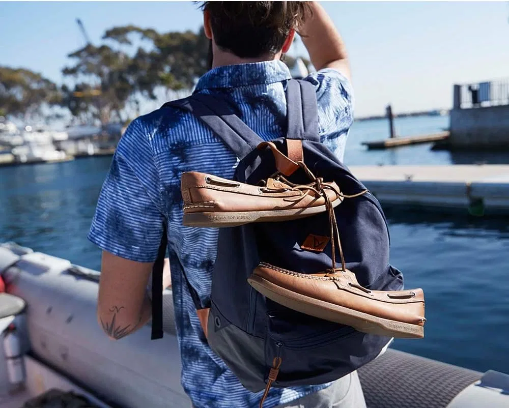 Женские лодочные туфли Sperry A/O с двумя люверсами, Buc Brown — фото 2