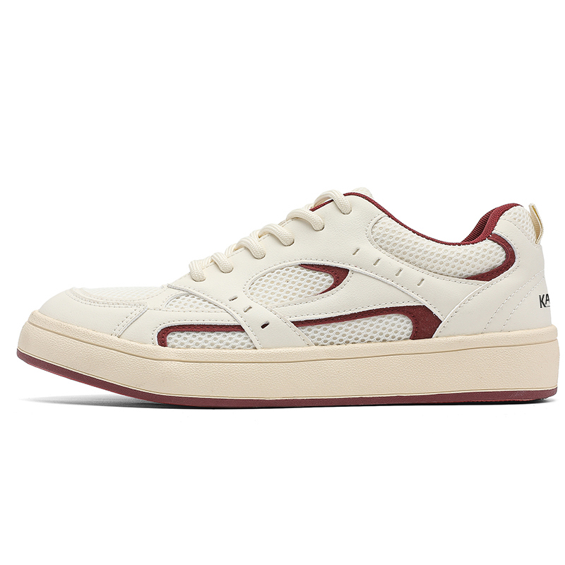 

Нескользящие износостойкие низкие мужские кроссовки KAISER, Beige Red