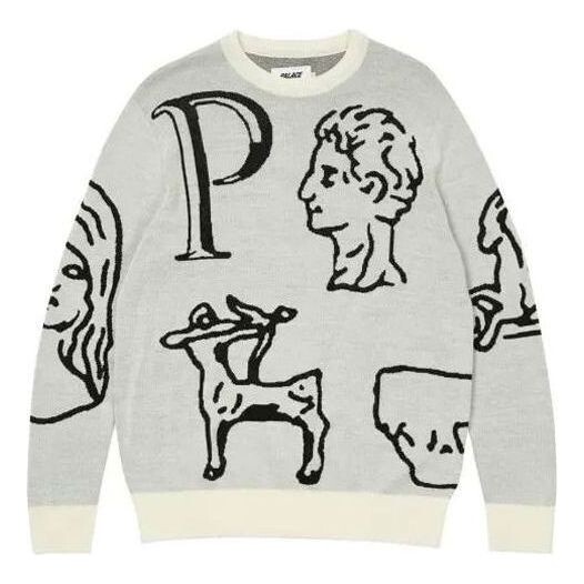

Свитер archaeology knit sweater 'white' Palace, белый