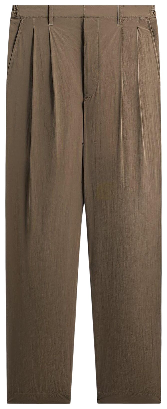 

Ветрозащитные нейлоновые брюки Kith 101 For Ssstein с легкой складкой, модель, коричневый