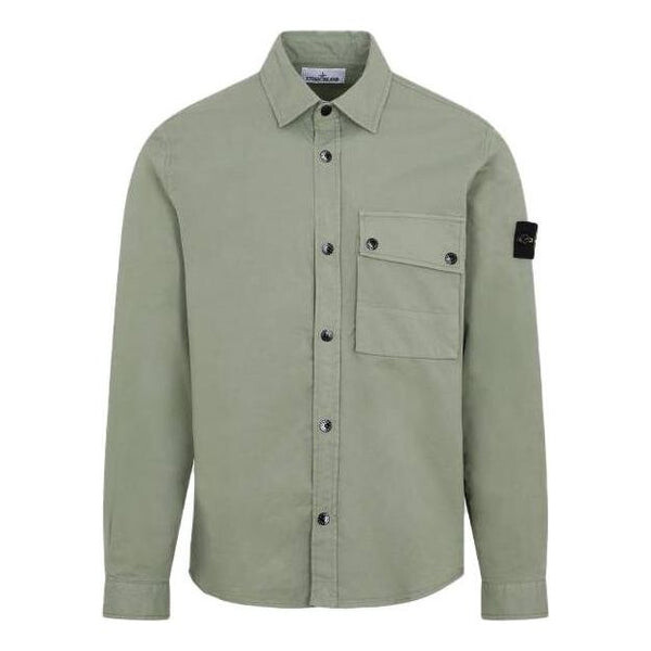

Рубашка wappen patch long sleeve shirt 'green' Stone Island, зеленый