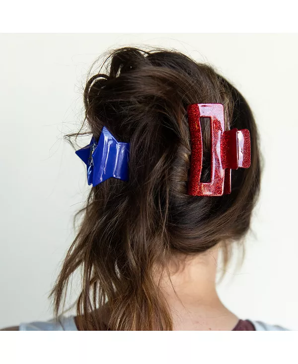 Набор клипс - красная + синяя звезда Headbands Of Hope, assorted pre-pack — фото 2