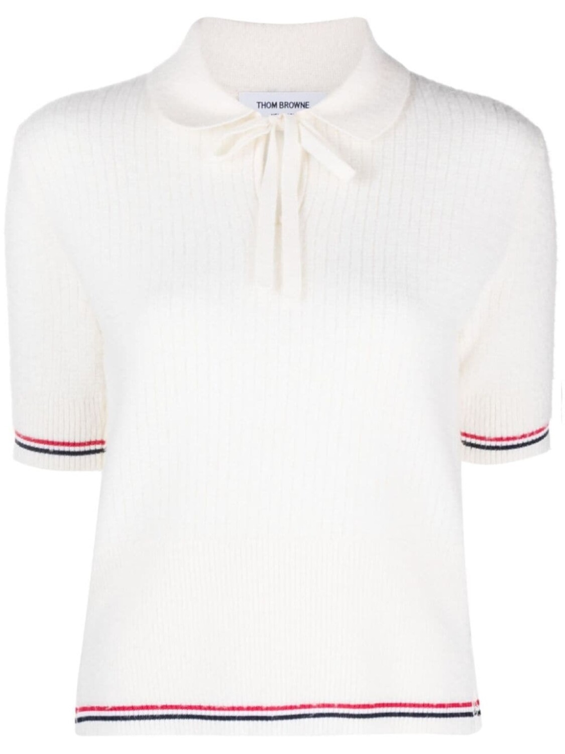 

Thom Browne футболка с полосками RWB, белый