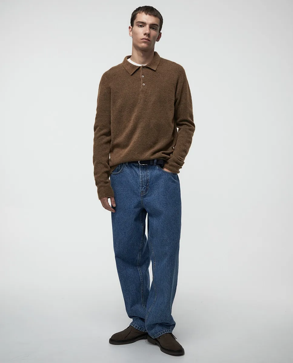 

Поло из джерси Sfera, светло-коричневый