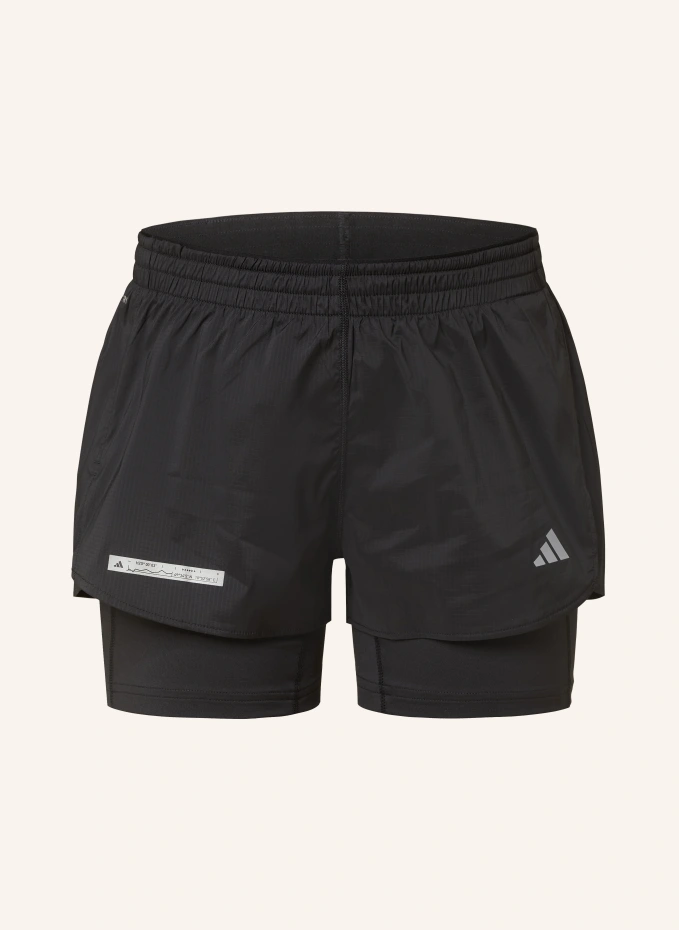 

Шорты для бега 2 в 1 Adidas, черный