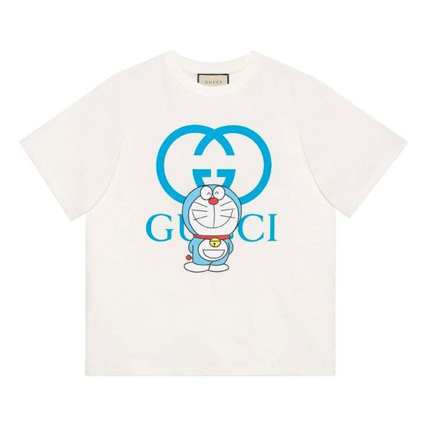 

Футболка GUCCI x Doraemon Oversized T-shirt 'White Blue', белый