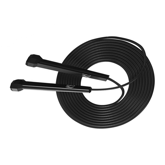 

Скакалка для фитнеса взрослым pvc трос pp контроллер 2,8 м LINING, черный