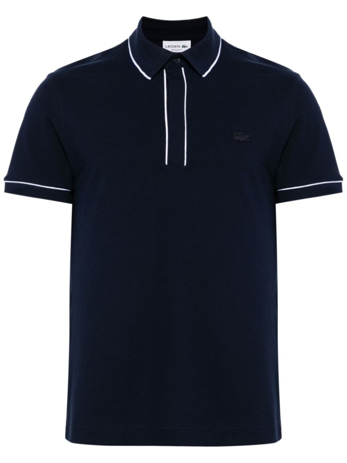 

Lacoste рубашка поло с контрастной отделкой, синий