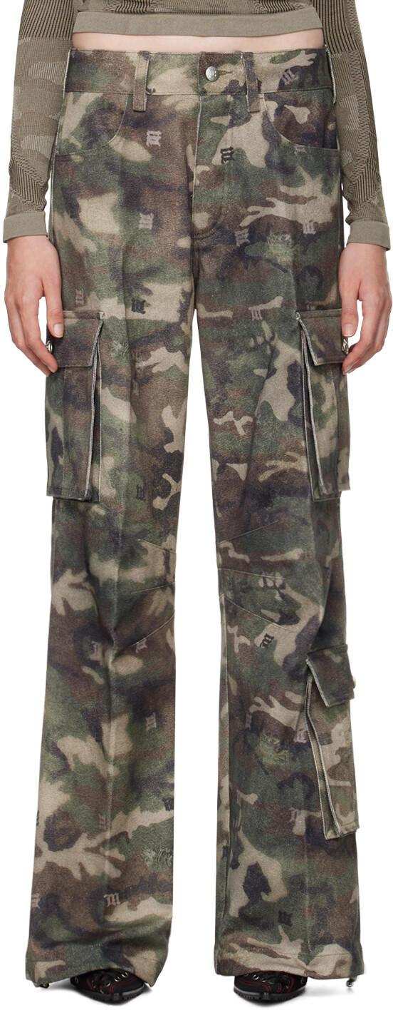 

Брюки-карго цвета хаки MISBHV, Camo