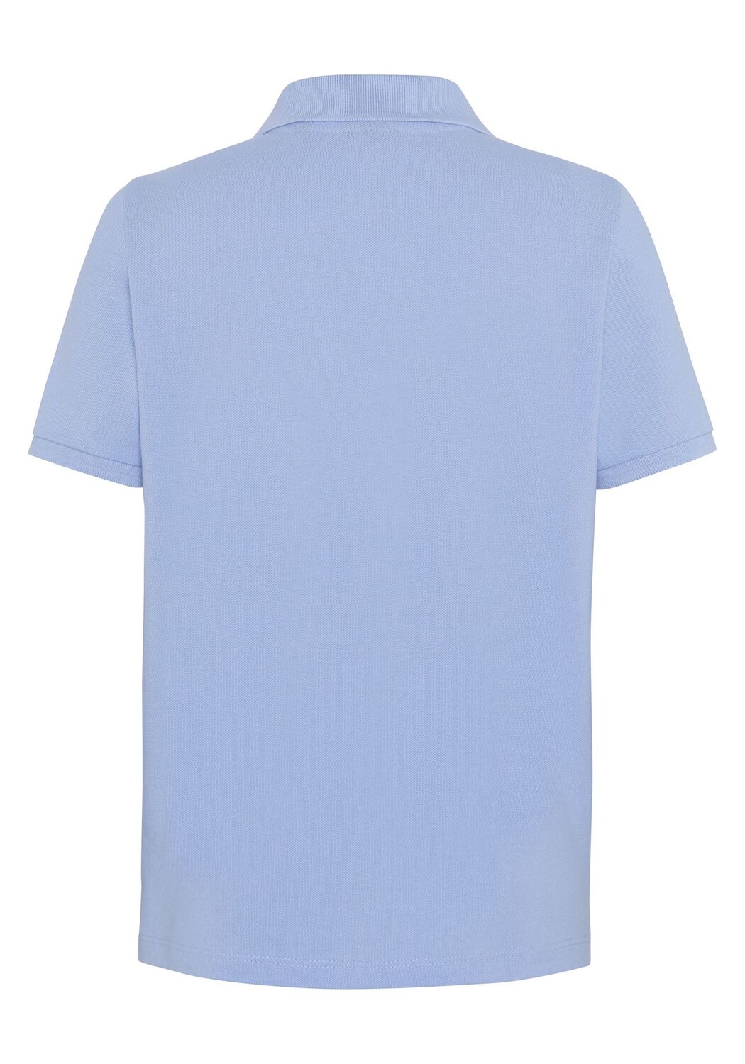 Рубашка-поло с вышивкой этикеток POLO SYLT, цвет 16-3922 Brunnera Blue — фото 2