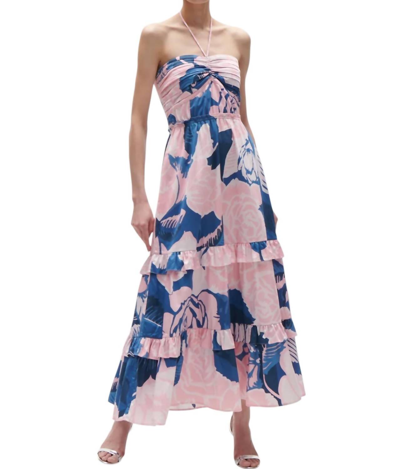 

Платье June в цвете Rose Garden Blue FIGUE