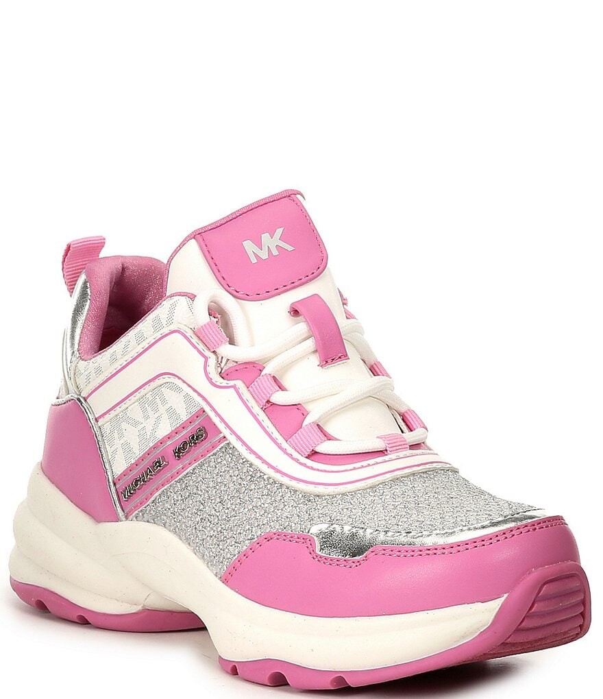 

Кроссовки с блестками MICHAEL Michael Kors Girls' Olympia (Молодежные), розовый