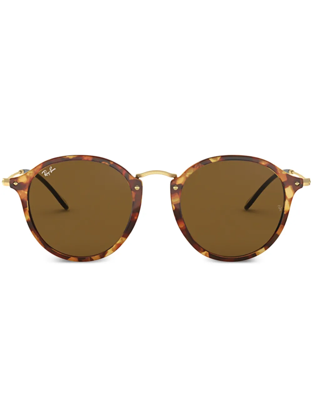 

Солнцезащитные очки в круглой оправе Ray-Ban, коричневый