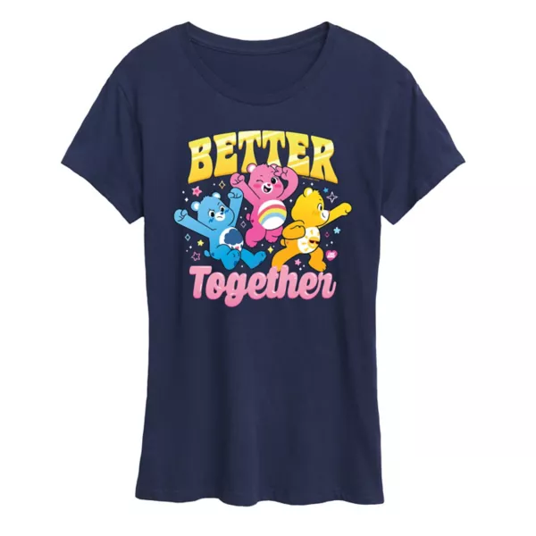 

Футболка женская Care Bears с принтом "Вместе лучше" Licensed Character, синий