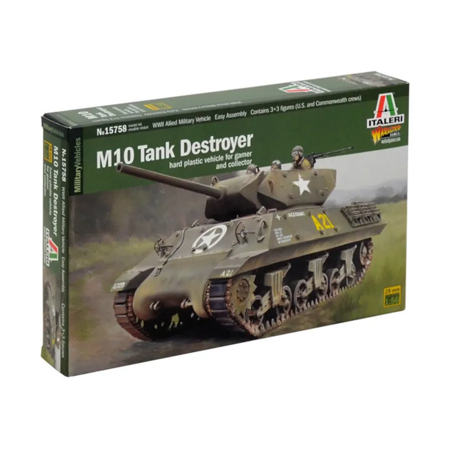 

Истребитель танков M10 (США), Military Vehicles - WWII, Bolt Action Compatible (28mm) (1:56) (Italeri-Warlord)