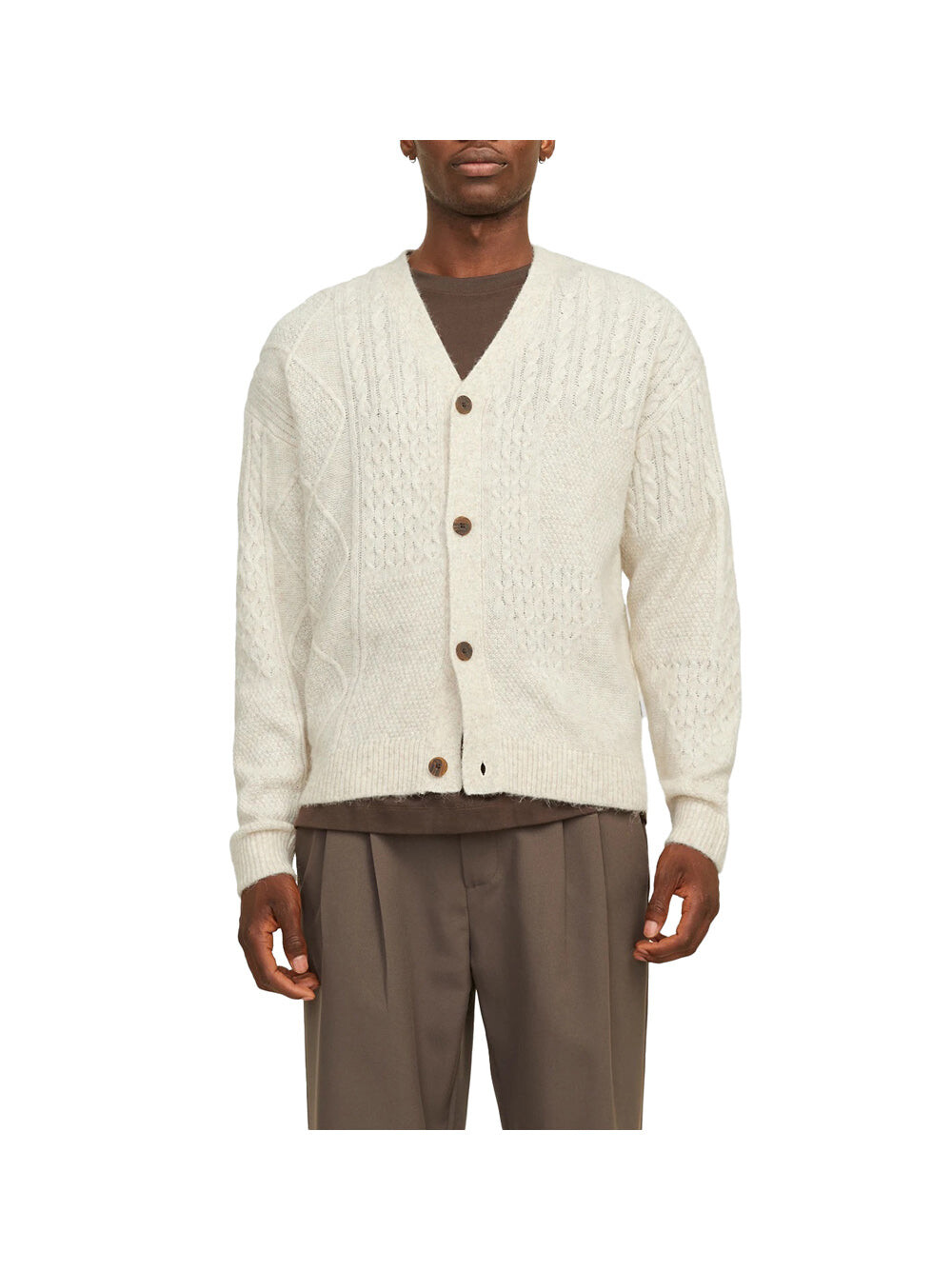 

Белый мужской кардиган Jack&Jones