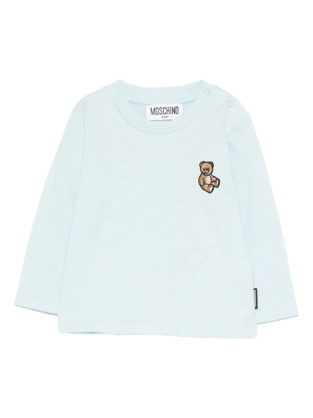 

Топ с длинными рукавами и мотивом «Медвежонок Тедди» Moschino Kids, синий