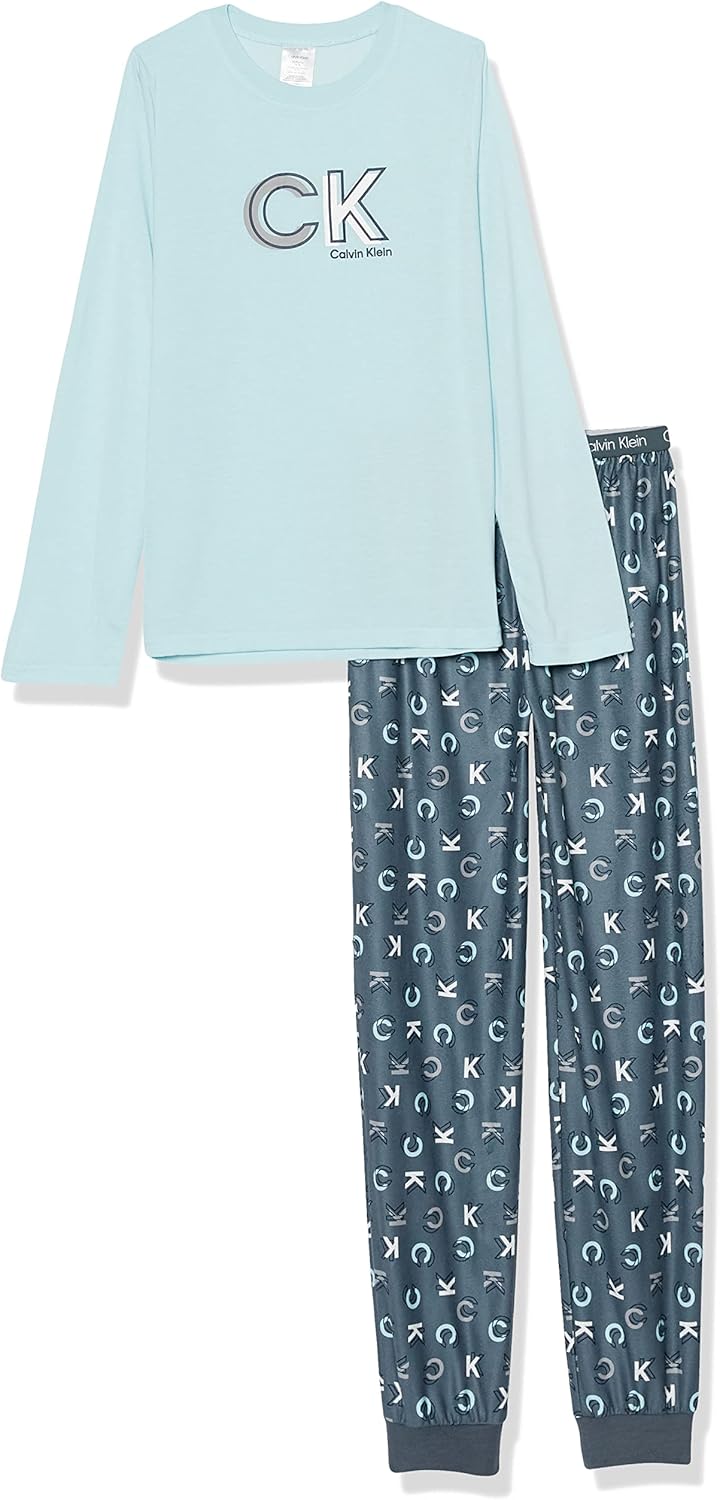 

Комплект из футболки с длинным рукавом и джоггеров Calvin Klein для мальчиков, Water/Ck Toss