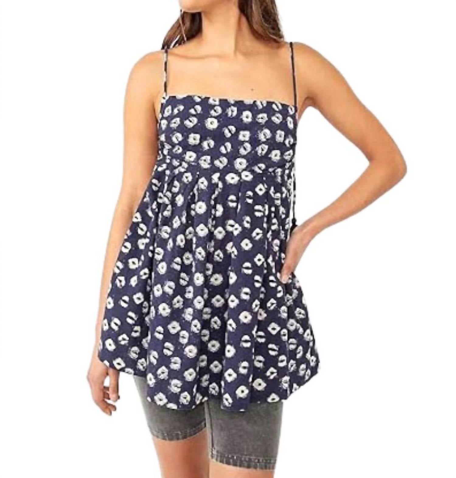 

Топ-туника Molly в цвете индиго Free People