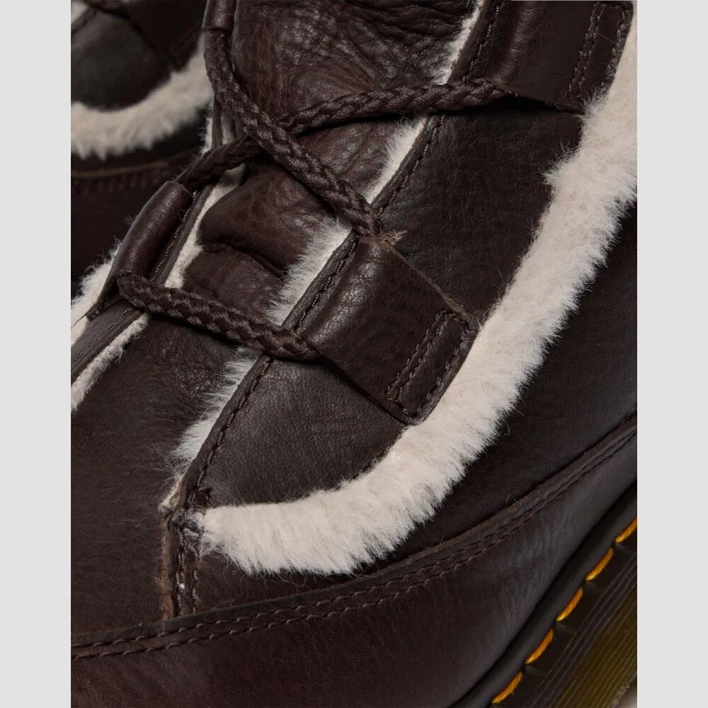 Мужские утеплённые ботинки Dr. Martens Burz Lace WL, коричневые — фото 3