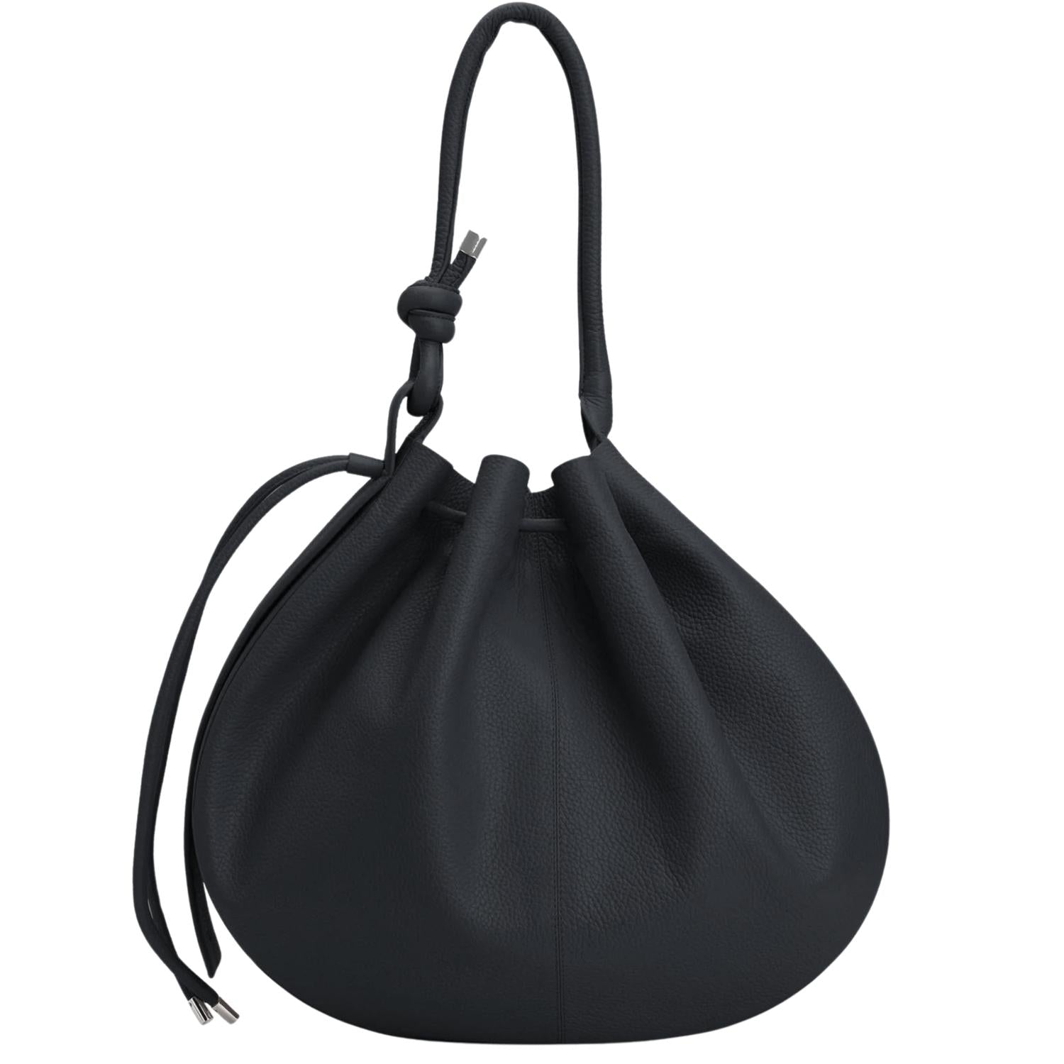 

Женская сумка Ina Large Pebble в черном цвете Behno