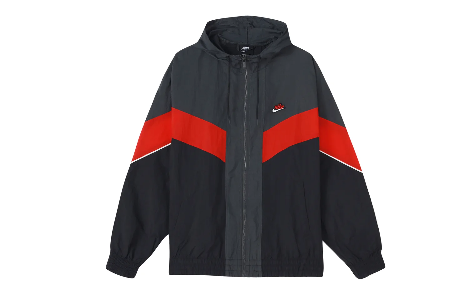 Nike Куртка мужская серая с капюшоном